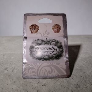 Serenity Pink Shell Earrings